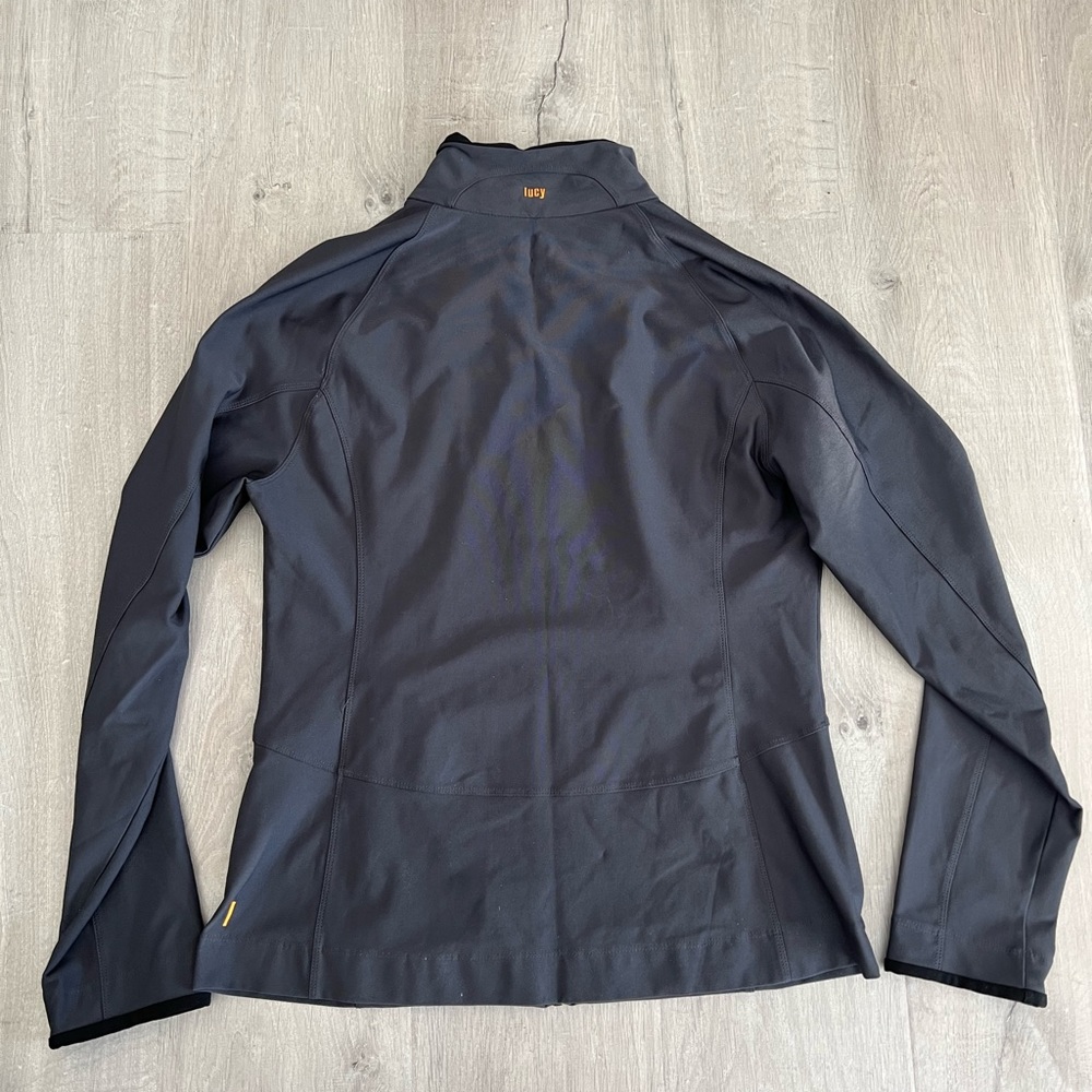 Lucy Lucytech Full Zip Gray Athletic Jacket - image 5